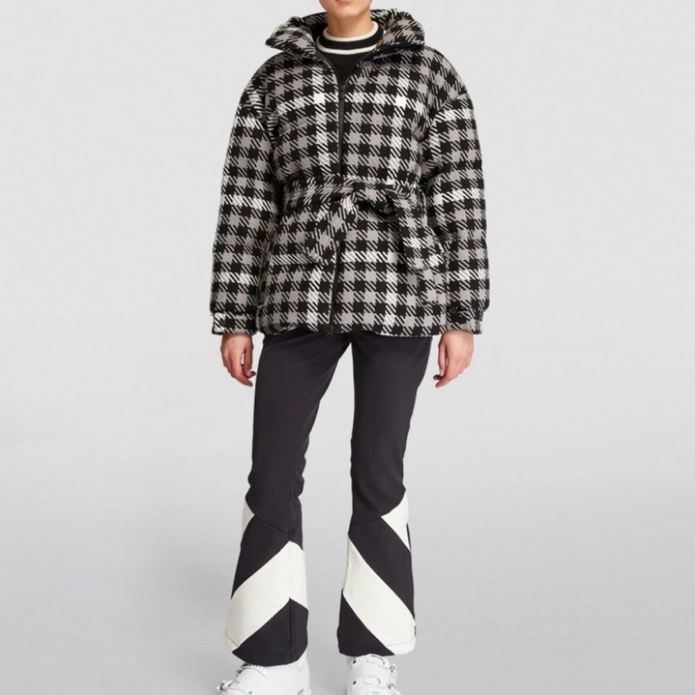 NWT Perfect Moment Star Gingham Down Jacket Women’s Size S
